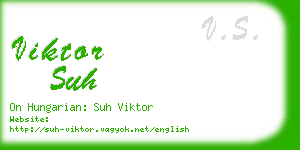 viktor suh business card